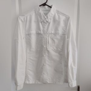 LL Bean NWOT Mens Tropicwear Shirt, Medium Regular, White, Great Sun Protection